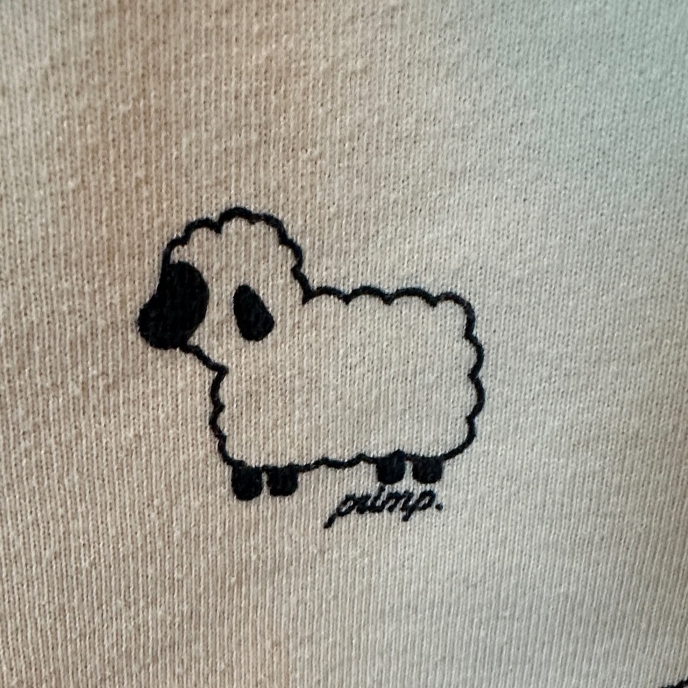 Primp Cream Lamb Pattern Hoodie - Picture 3 of 8